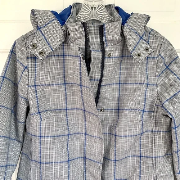 Boden Gray Check Suki Rain Coat - Picture 6 of 13